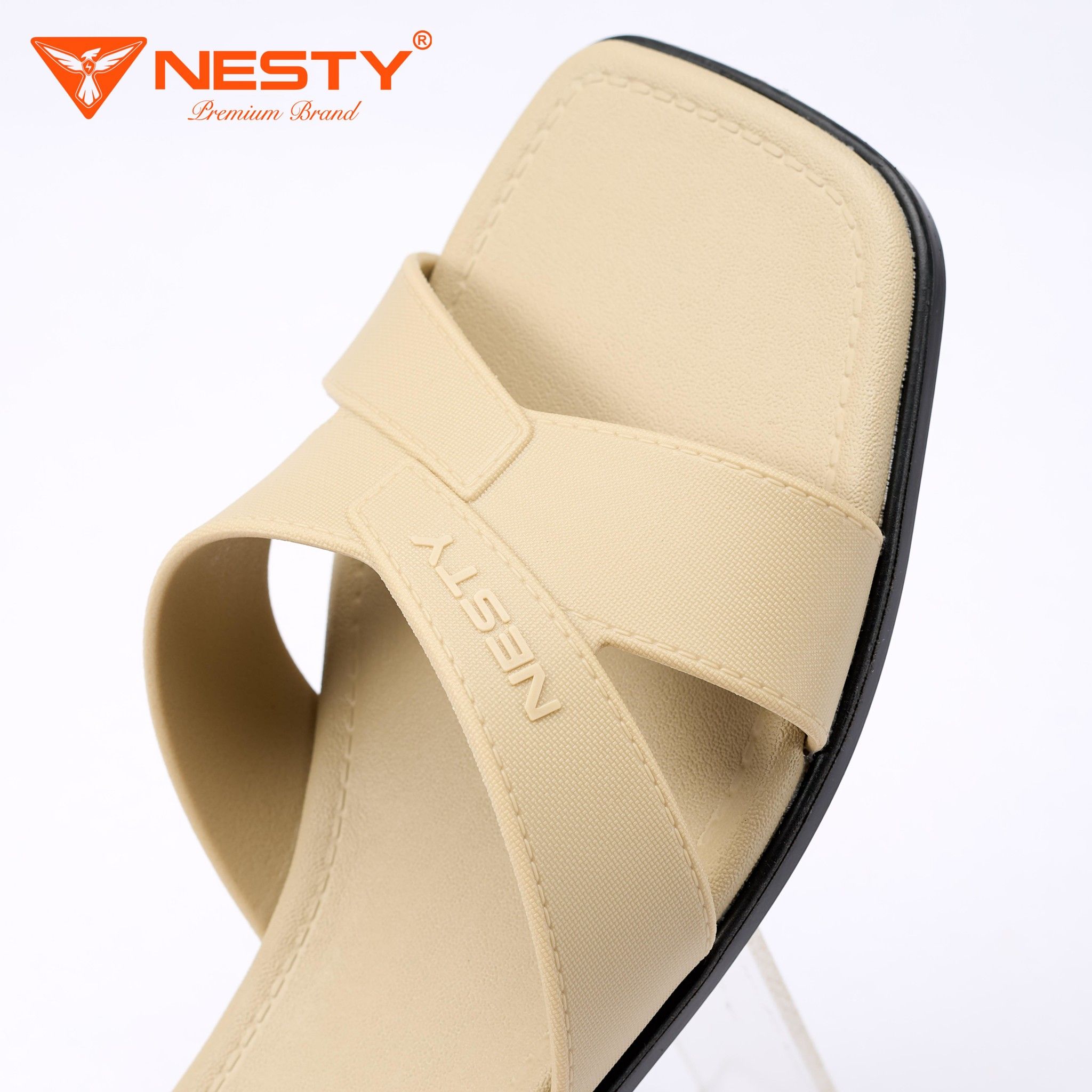 DÉP BỆT NỮ QUAI CHÉO CÁCH ĐIỆU THỜI TRANG THƯƠNG HIỆU NESTY MÃ NE36 - Ảnh 4