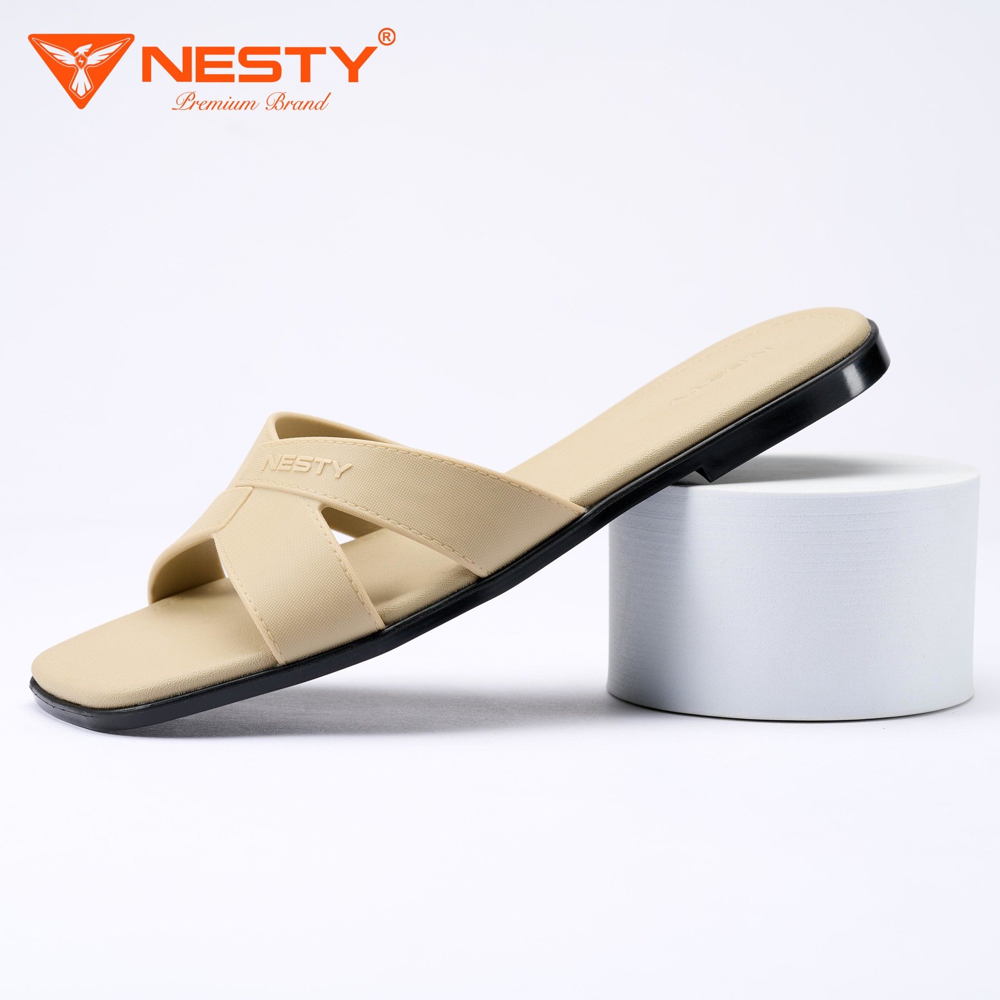 DÉP BỆT NỮ QUAI CHÉO CÁCH ĐIỆU THỜI TRANG THƯƠNG HIỆU NESTY MÃ NE36 - Ảnh 6