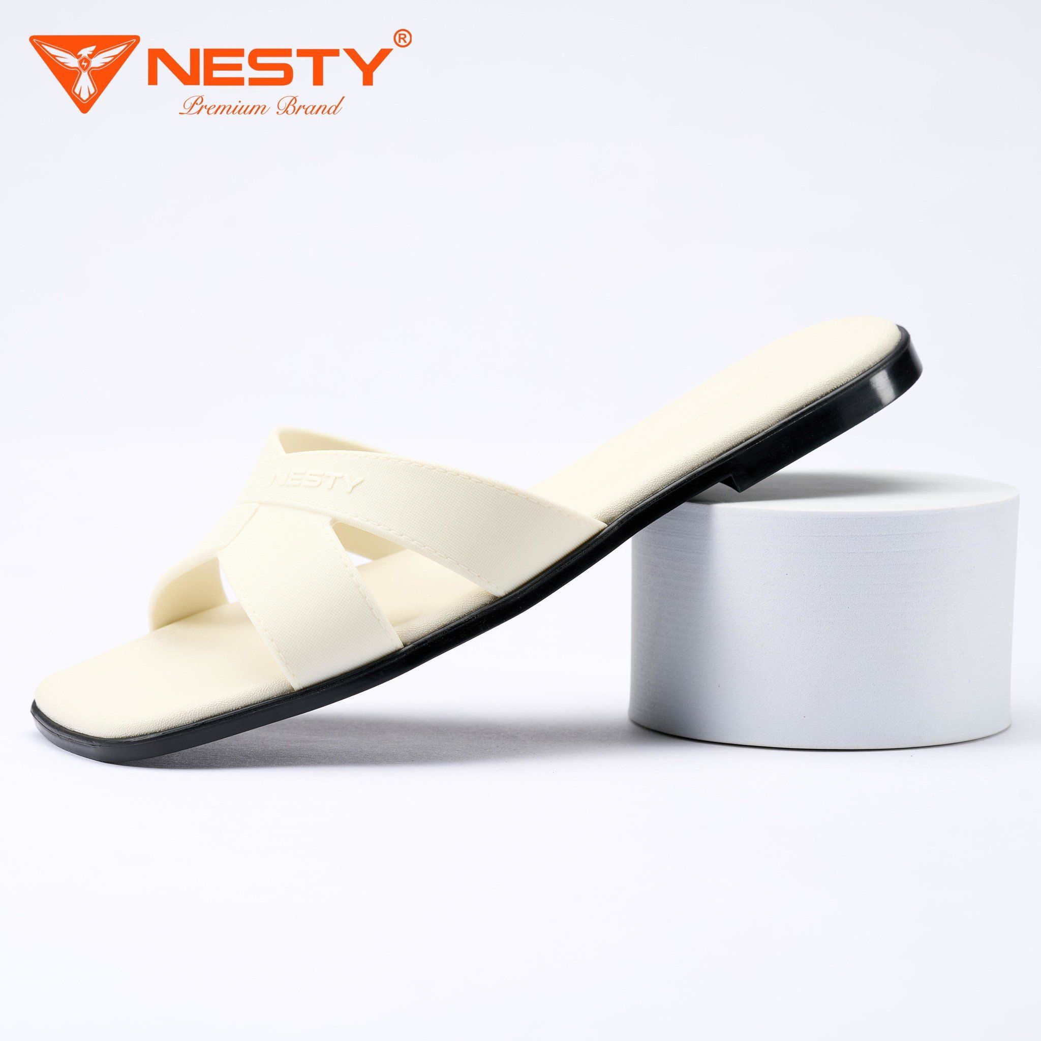 DÉP BỆT NỮ QUAI CHÉO CÁCH ĐIỆU THỜI TRANG THƯƠNG HIỆU NESTY MÃ NE36 - Ảnh 7