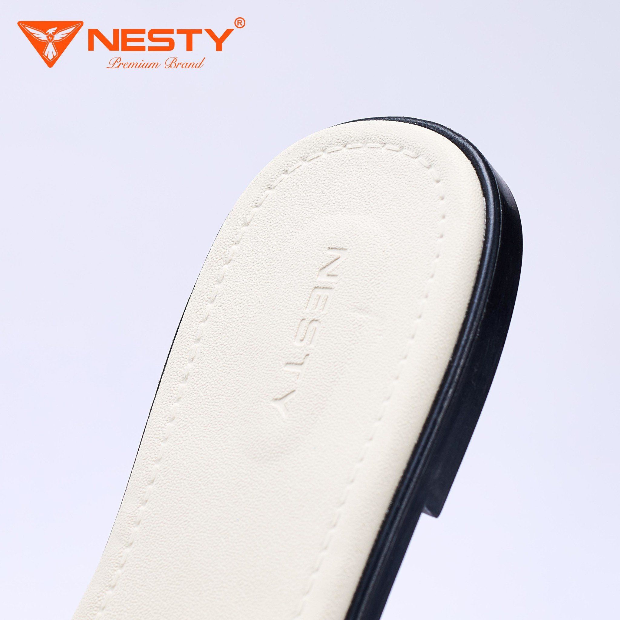 DÉP BỆT NỮ QUAI ĐAN TRÒN THỜI TRANG CAO CẤP THƯƠNG HIỆU NESTY MÃ NE34 - Ảnh 5