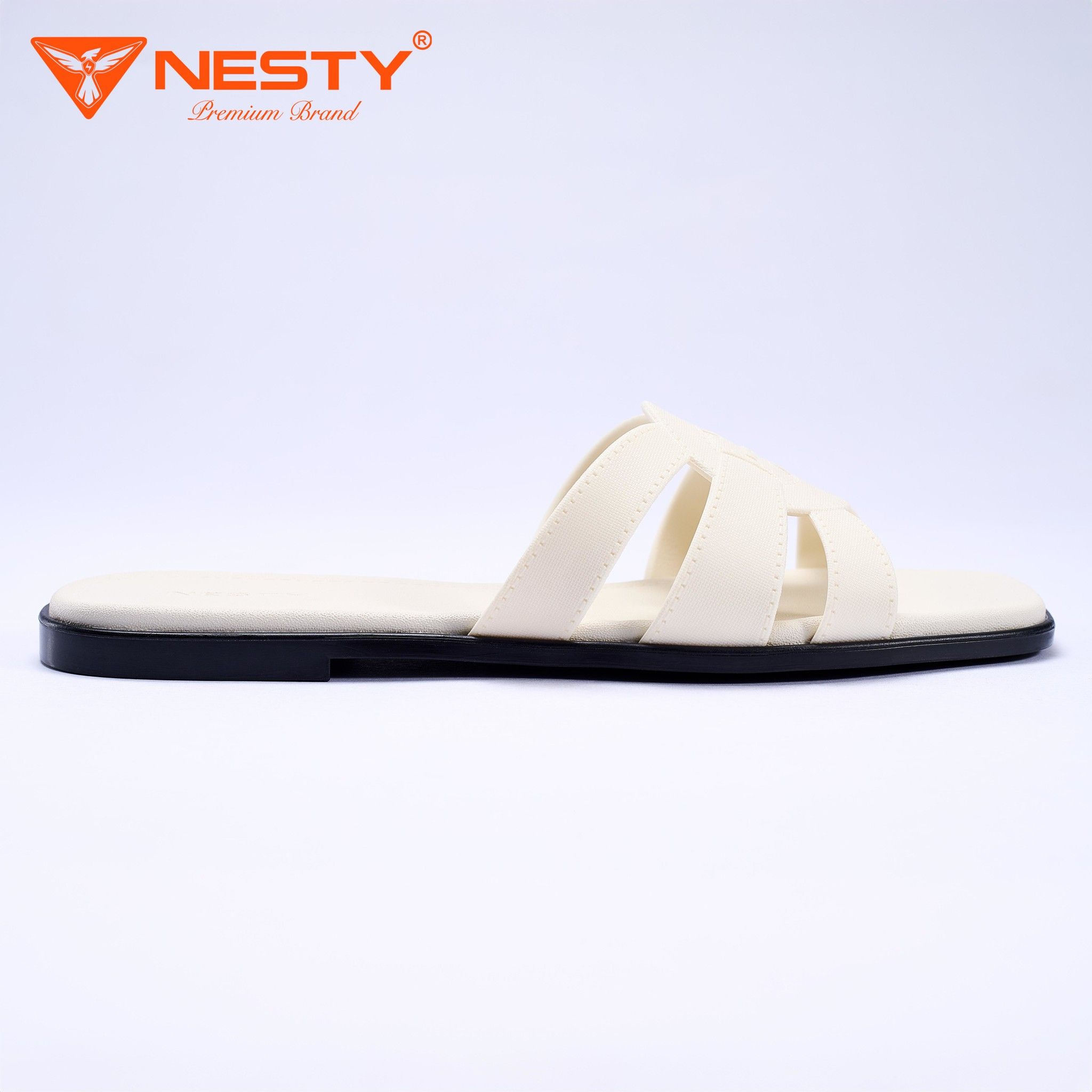 DÉP BỆT NỮ QUAI ĐAN TRÒN THỜI TRANG CAO CẤP THƯƠNG HIỆU NESTY MÃ NE34 - Ảnh 6