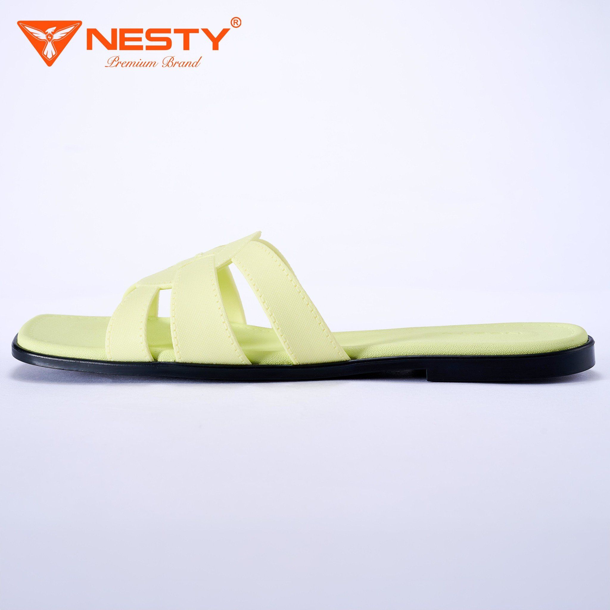 DÉP BỆT NỮ QUAI ĐAN TRÒN THỜI TRANG CAO CẤP THƯƠNG HIỆU NESTY MÃ NE34 - Ảnh 9