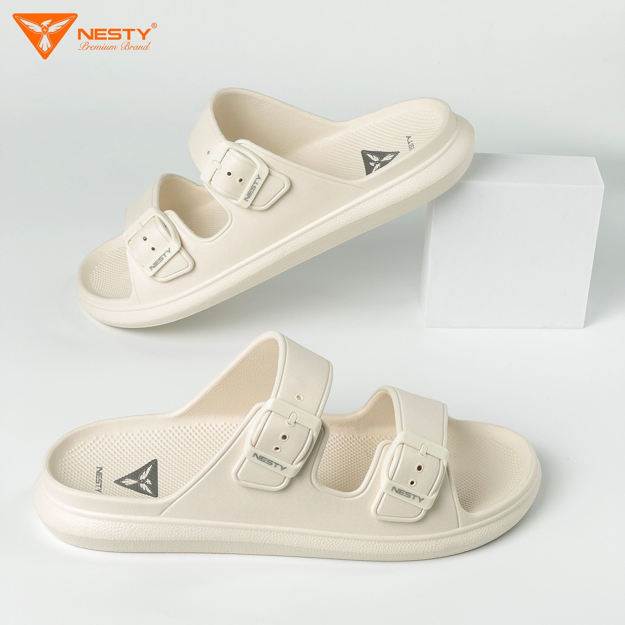 Dép nhựa quai ngang NESTY chất liệu EVA cao cấp| Thiết kế khóa cài tiện lợi mã NE15 - Ảnh 5