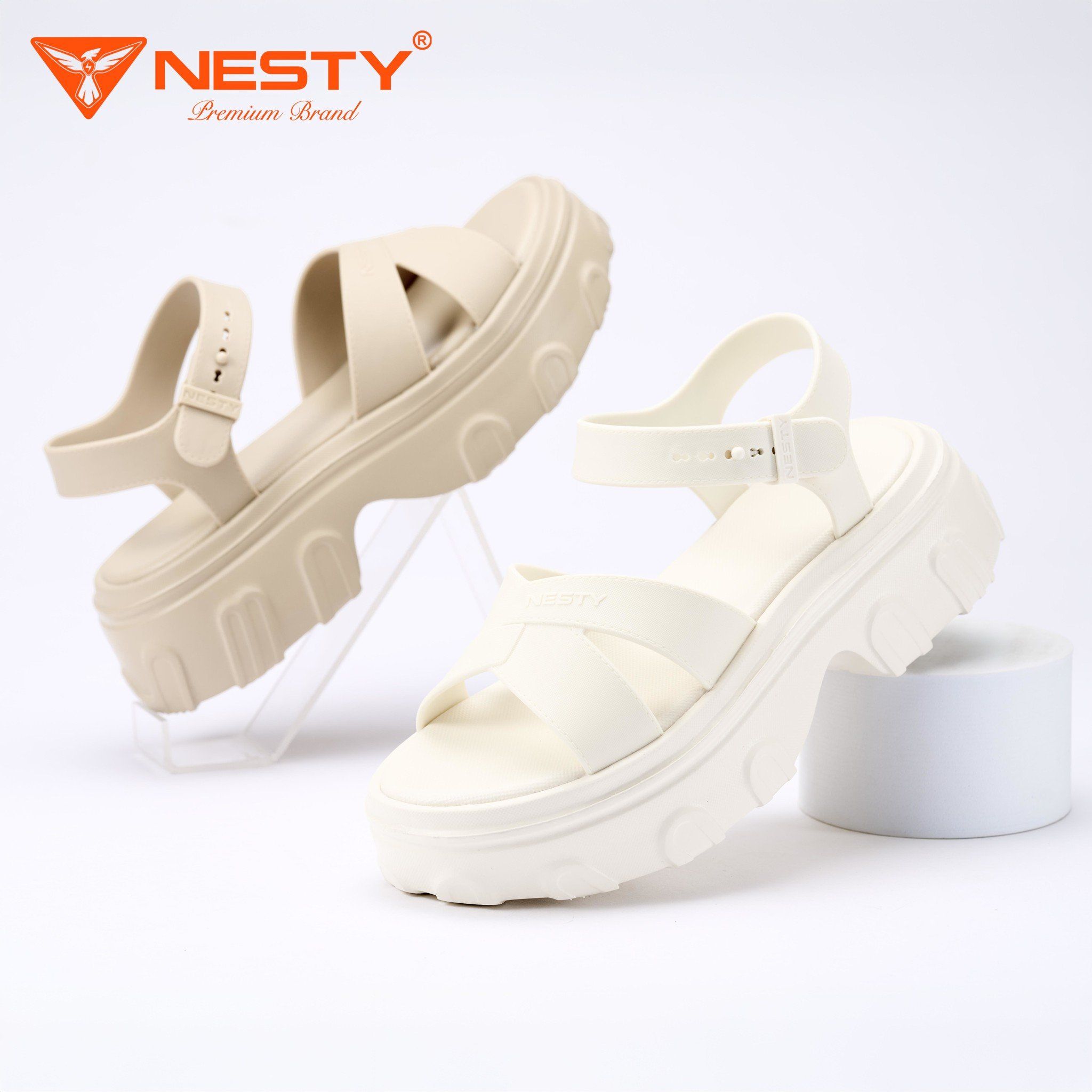 DÉP SANDAL ĐẾ CAO NHÃN HIỆU NESTY MÃ NE35 - Ảnh 5