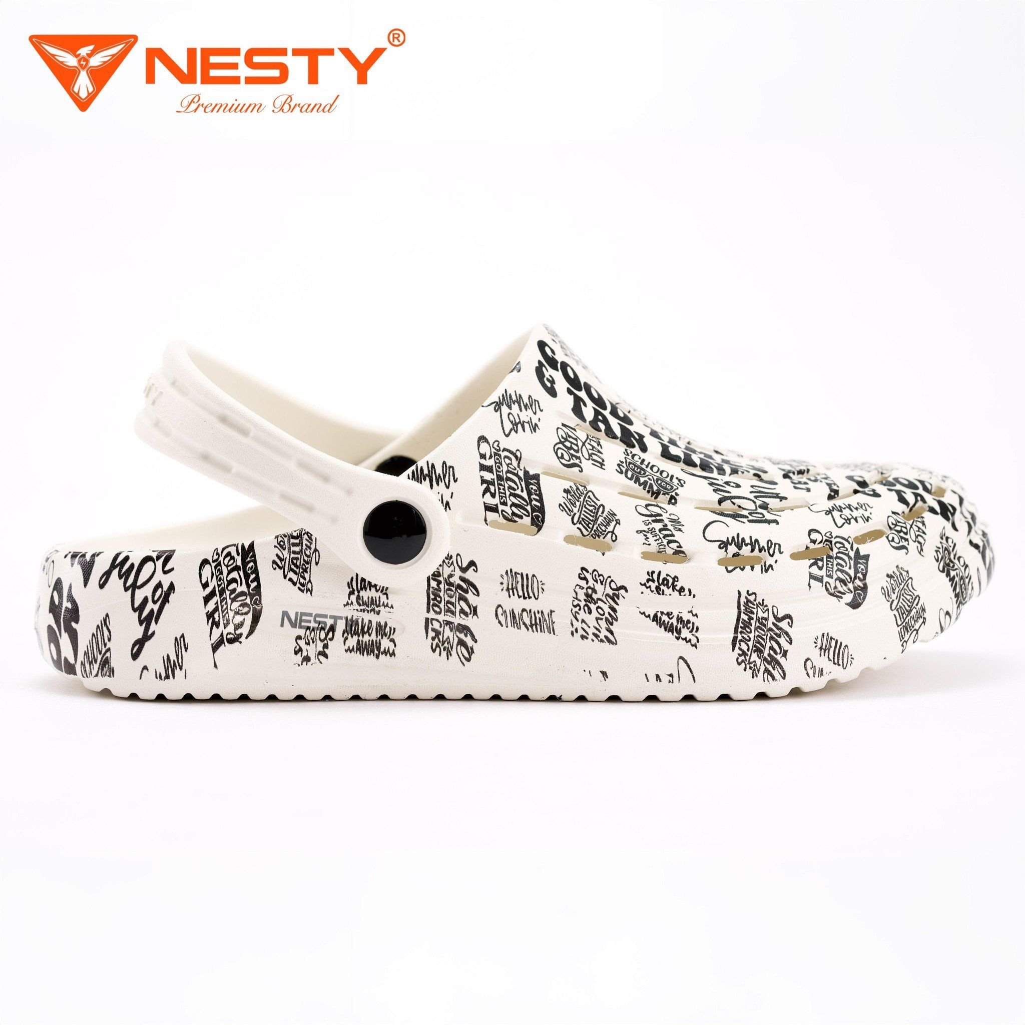 DÉP SỤC EVA SIÊU NHẸ IN HỌA TIẾT CHỮ NHÃN HIỆU NESTY MÃ NE23-2 - Ảnh 3