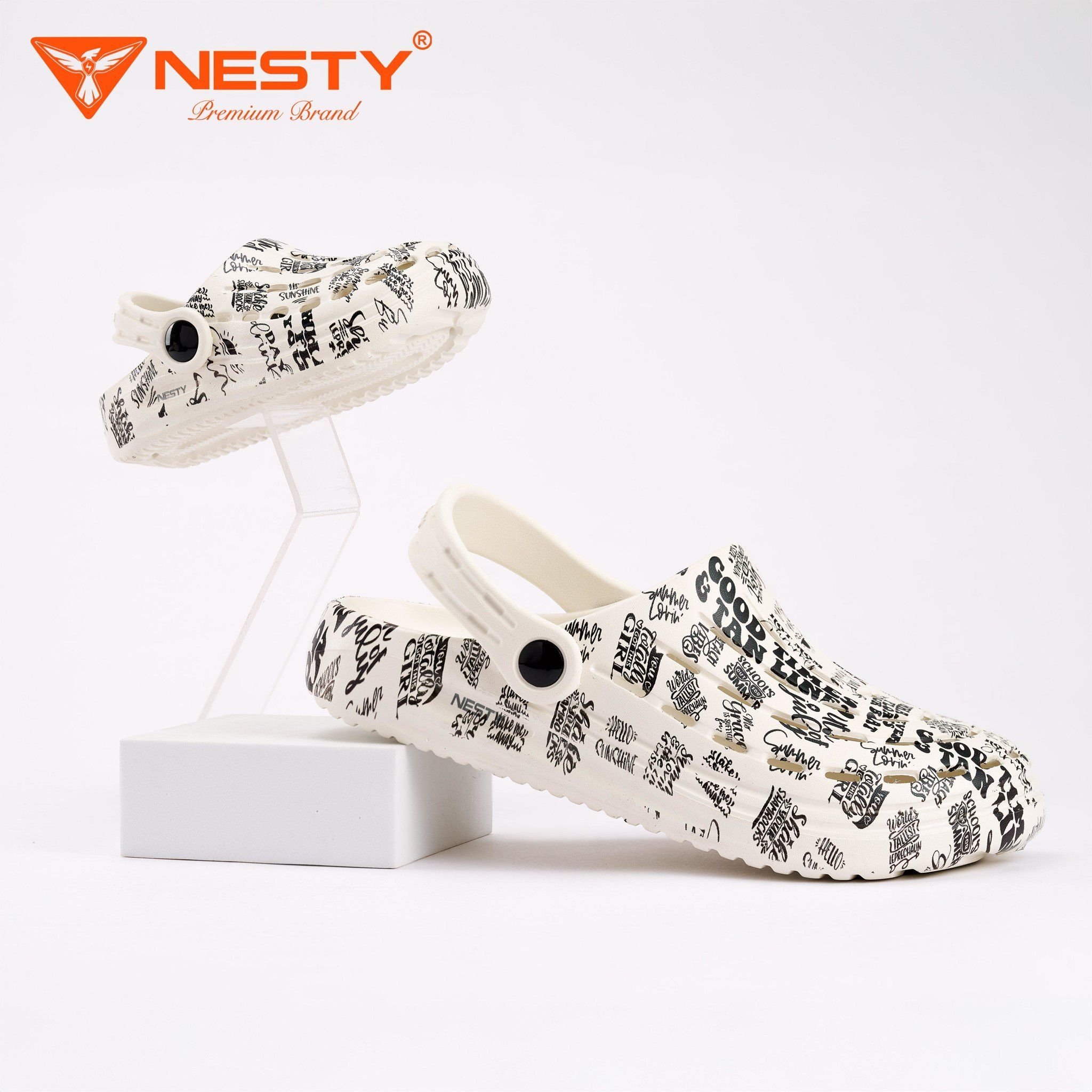 DÉP SỤC EVA SIÊU NHẸ IN HỌA TIẾT CHỮ NHÃN HIỆU NESTY MÃ NE23-2 - Ảnh 5