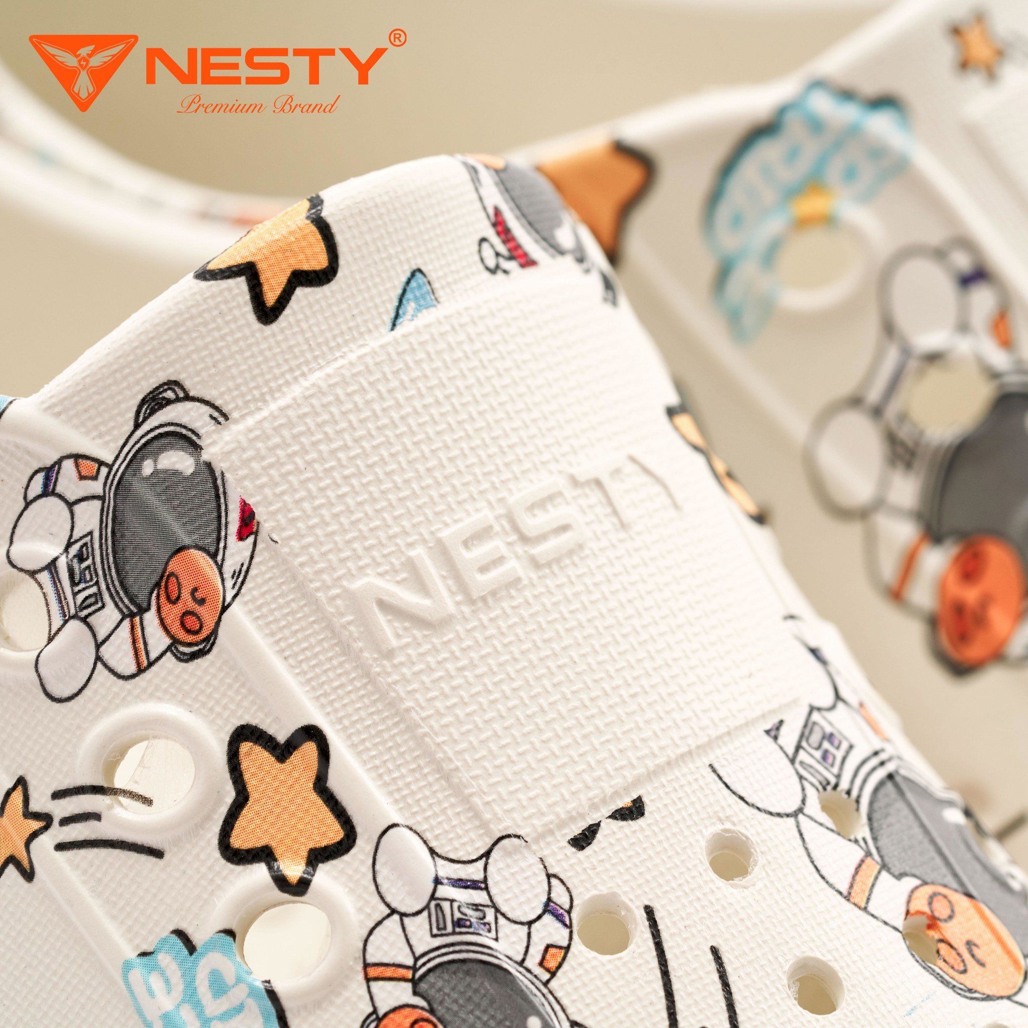 GIÀY SNEAKER IN HỌA TIẾT NGHỆ THUẬT NHÃN HIỆU NESTY MÃ NE40-1 - Ảnh 3