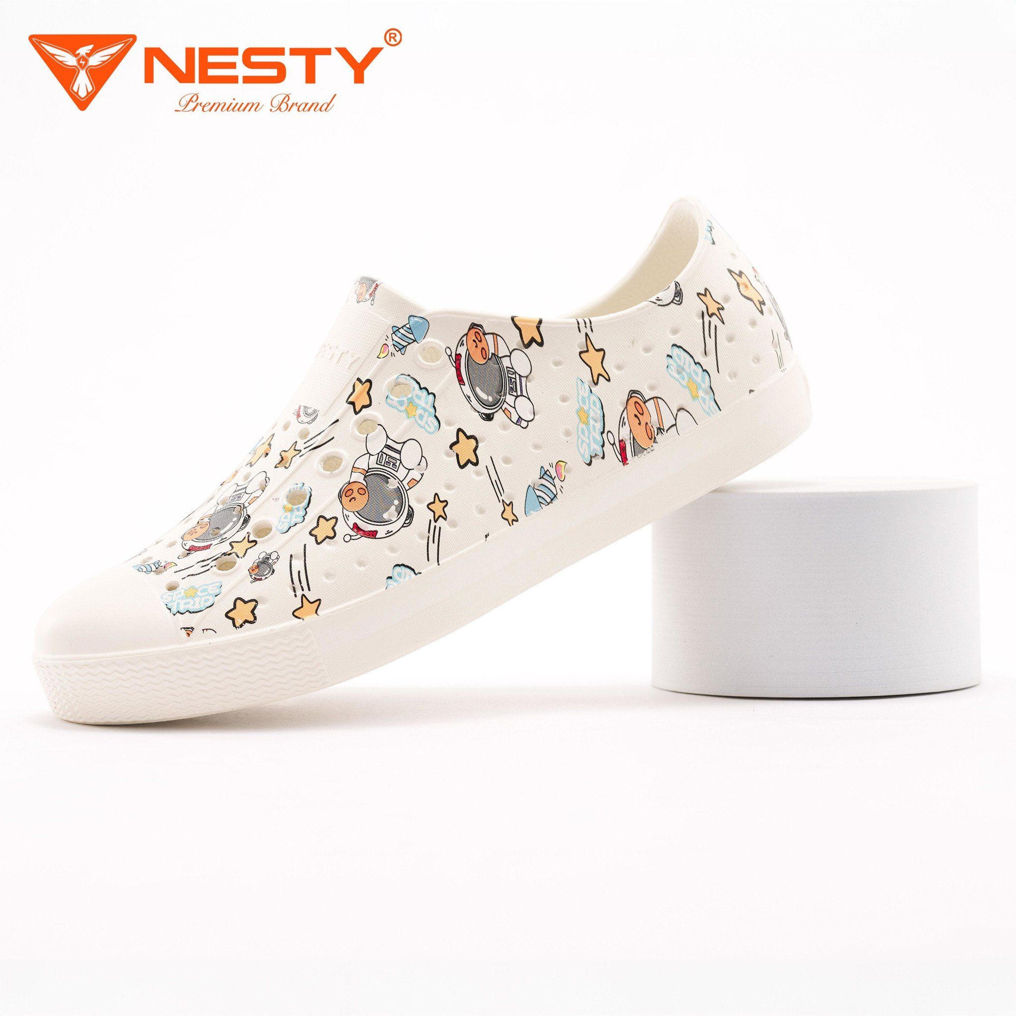GIÀY SNEAKER IN HỌA TIẾT NGHỆ THUẬT NHÃN HIỆU NESTY MÃ NE40-1 - Ảnh 5