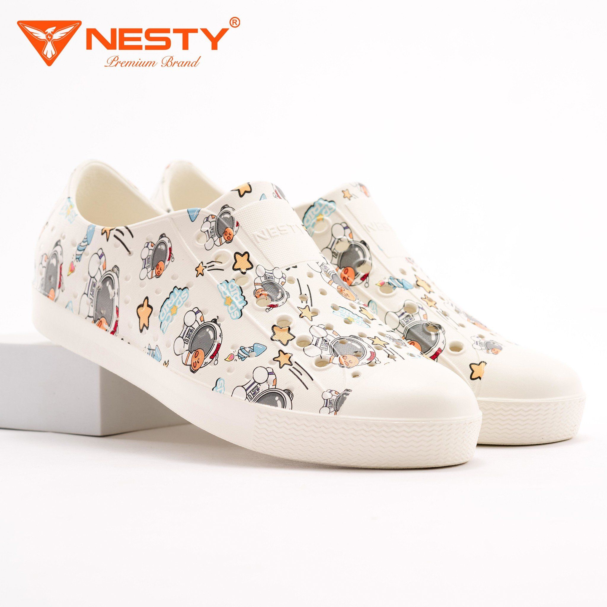 GIÀY SNEAKER IN HỌA TIẾT NGHỆ THUẬT NHÃN HIỆU NESTY MÃ NE40-1 - Ảnh 6