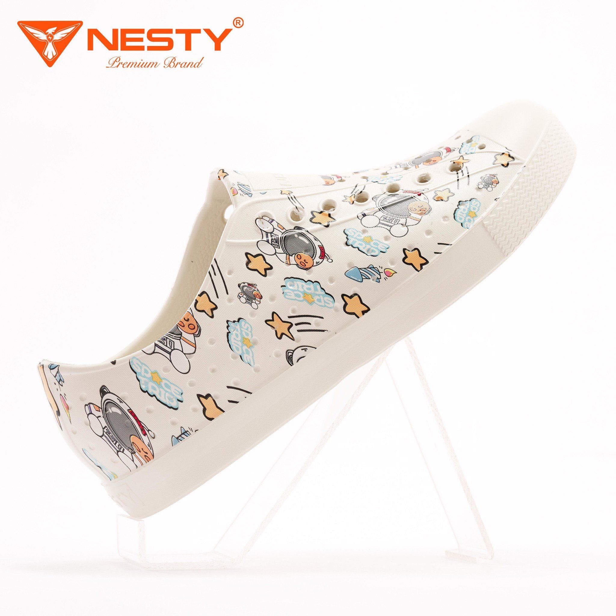 GIÀY SNEAKER IN HỌA TIẾT NGHỆ THUẬT NHÃN HIỆU NESTY MÃ NE40-1 - Ảnh 7