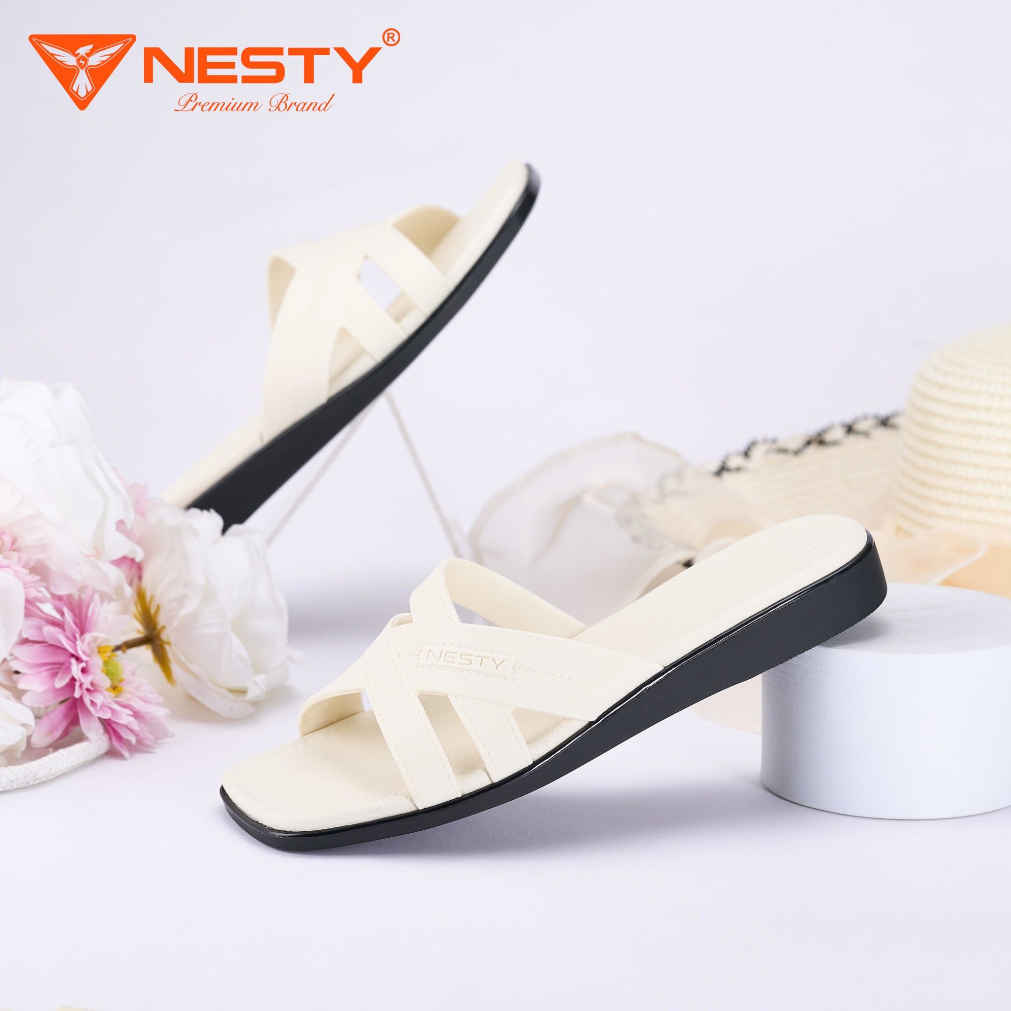 NESTY - Dép quai đan nữ kiểu dáng trẻ trung đơn giản nổi bật cao 2cm|mã NE42 - Ảnh 8