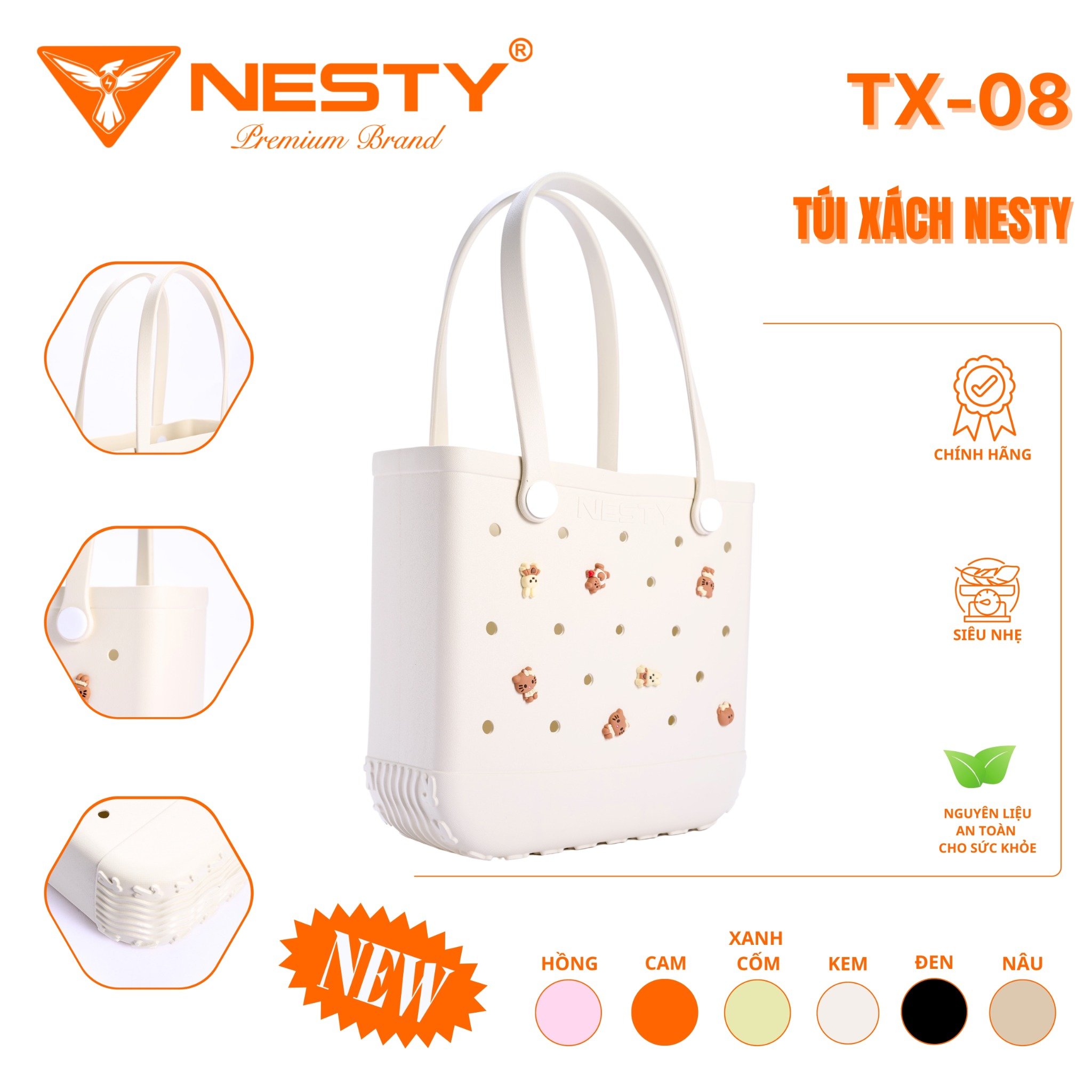 TÚI XÁCH ĐA NĂNG CHẤT LIỆU EVA NHÃN HIỆU NESTY MÃ TX-08